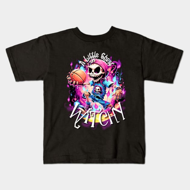 A Little Ghost Witchy Kids T-Shirt by littlewitchylif